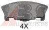 A.B.S. 37058 OE Brake Pad Set, disc brake